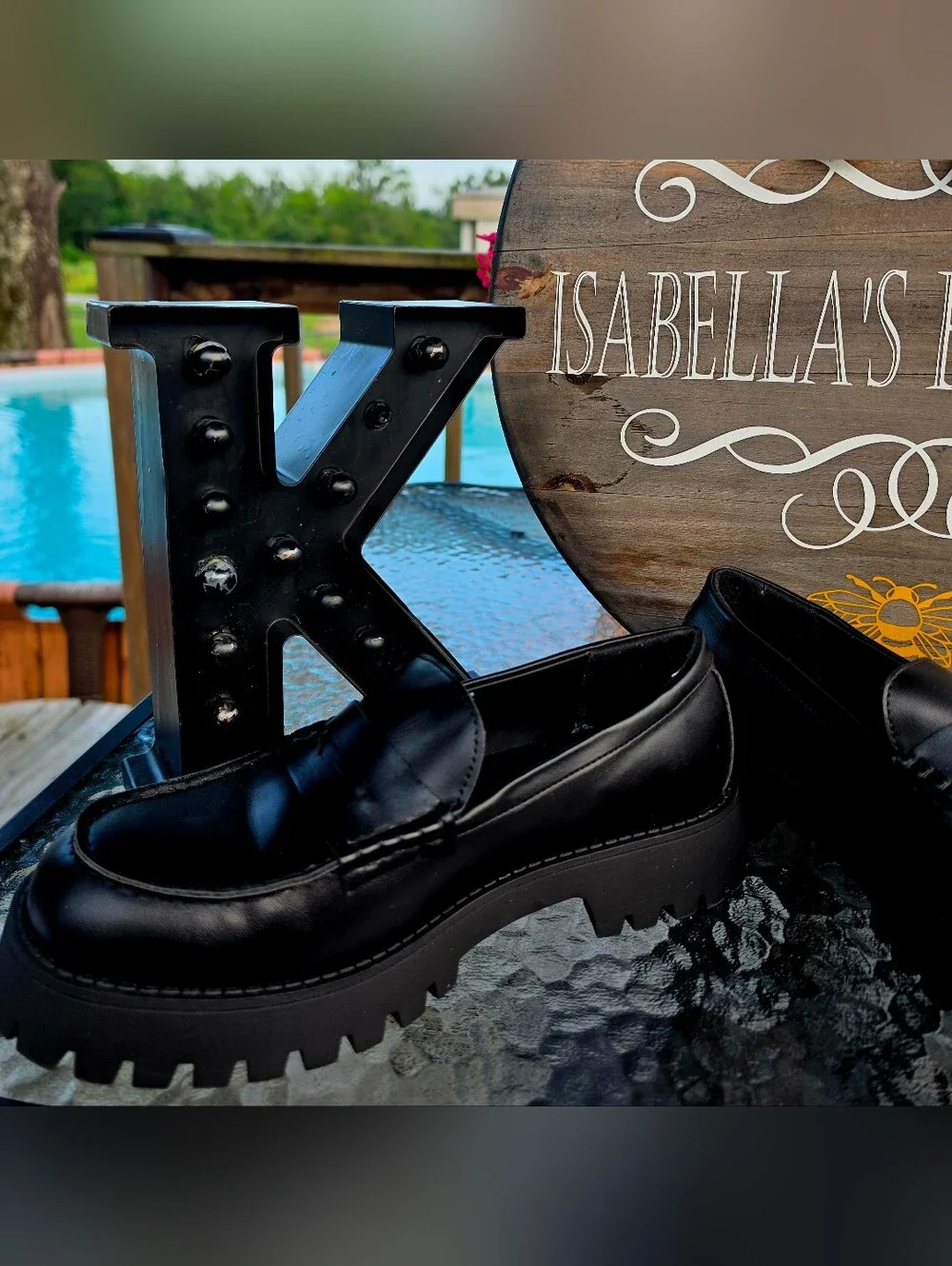 DREAM PAIRS Women's Platform Loafers